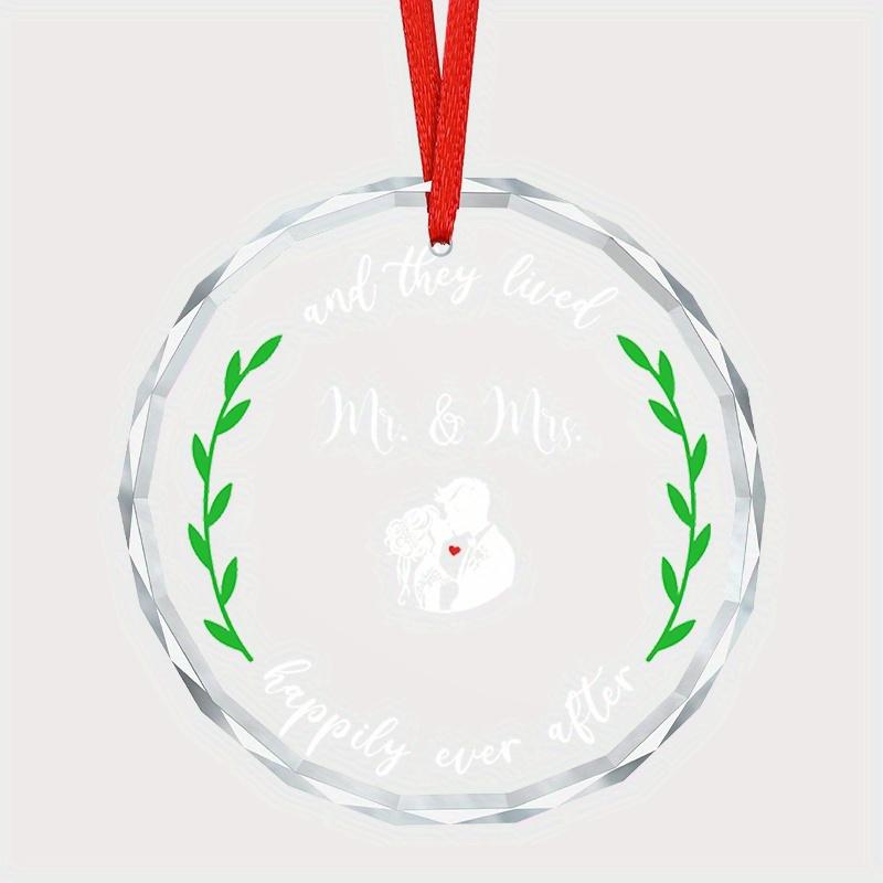 1 Stück/2 Stück Hochzeitsgeschenke für Paare Frischvermählte Glas, Verheirateter Schmuck Herr und Frau Geschenk für frisch verheiratete Paare, Brautpartygeschenke für die Braut