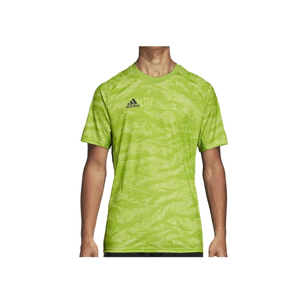 Adidas Breathable Casual Round Neck Short Sleeve T-Shirt Men Tops Green DP3131