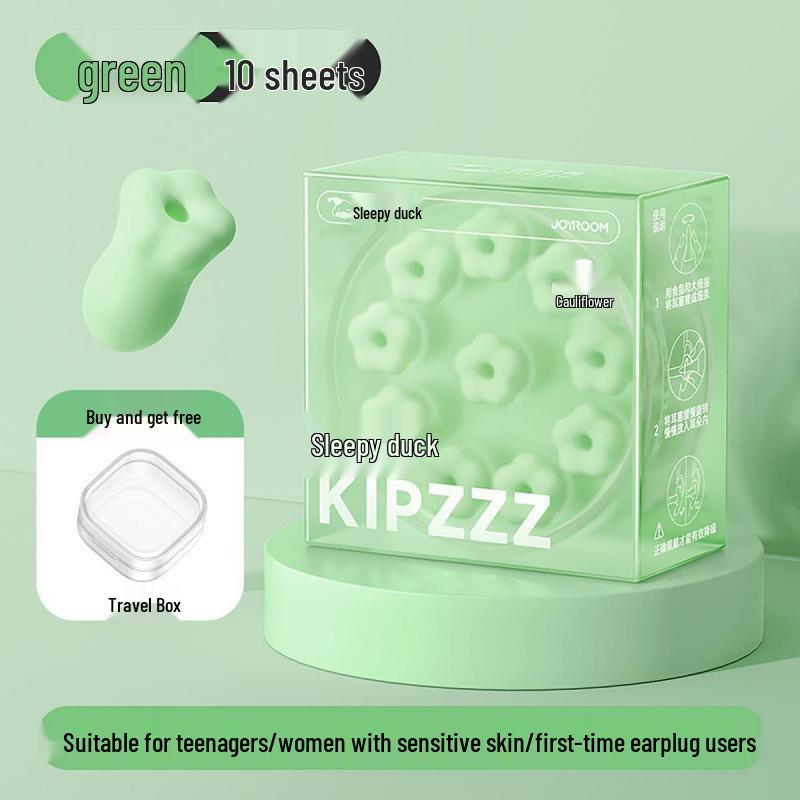 Kunkun Duck Flower Noise-Cancelling Earplugs for Sleep and Study