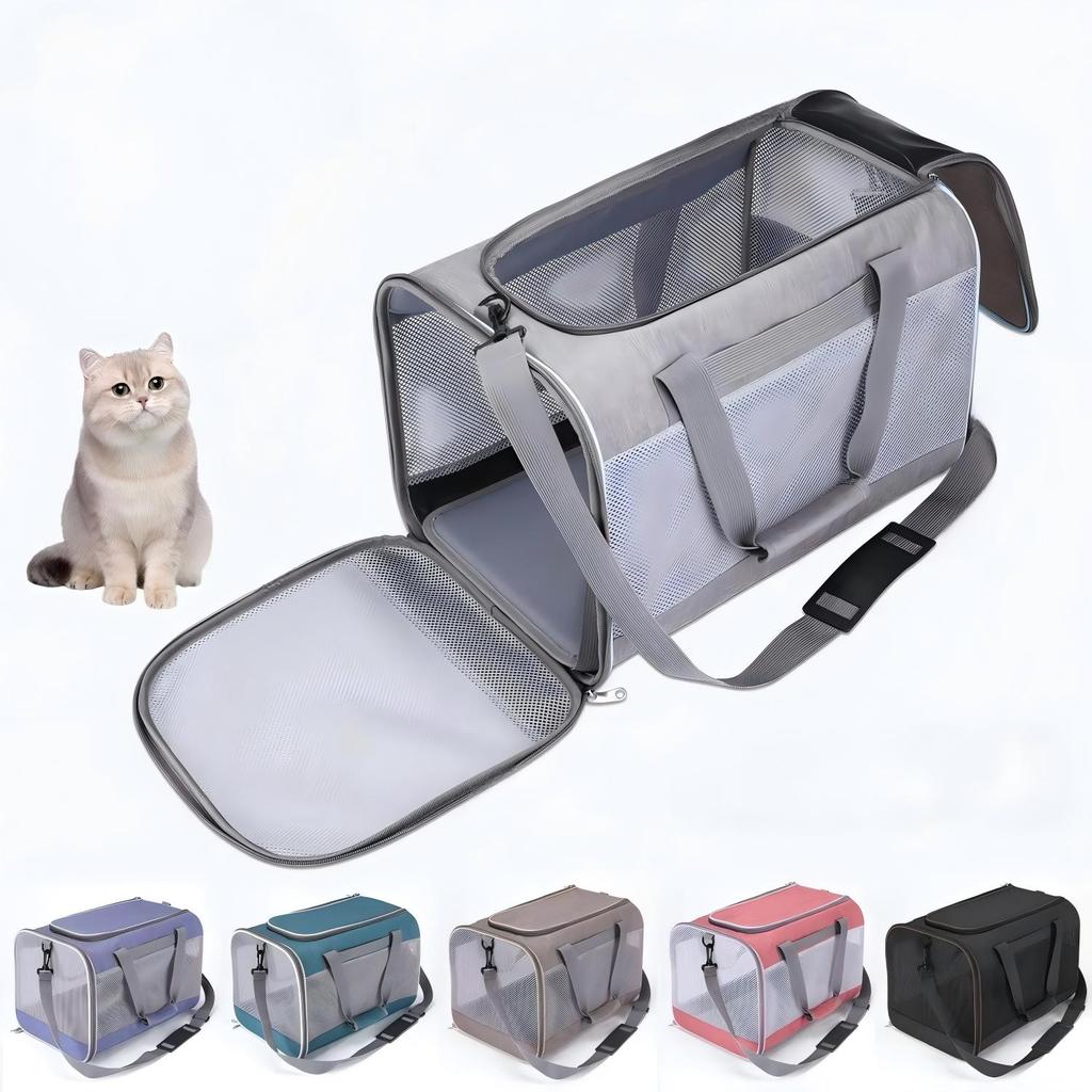 Ultra-Light Washable Large Capacity Pet Shoulder Hand Bag Durable Foldable Outdoor Fashion Breathable Portable Travel Bag