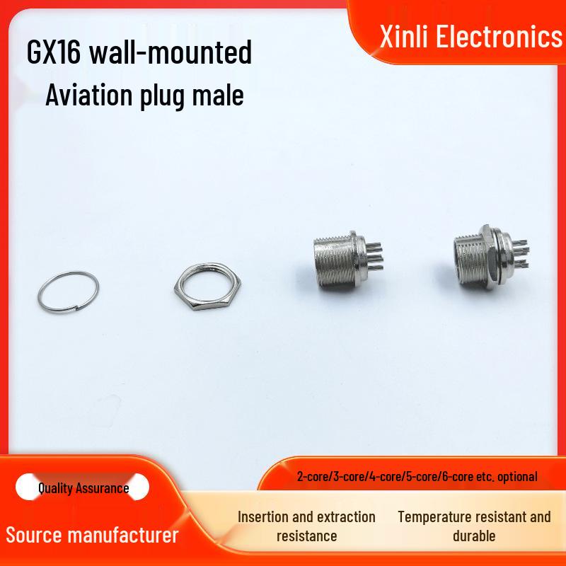 GX16 Waterproof Aviation Plug Socket for Outdoor Marine Use