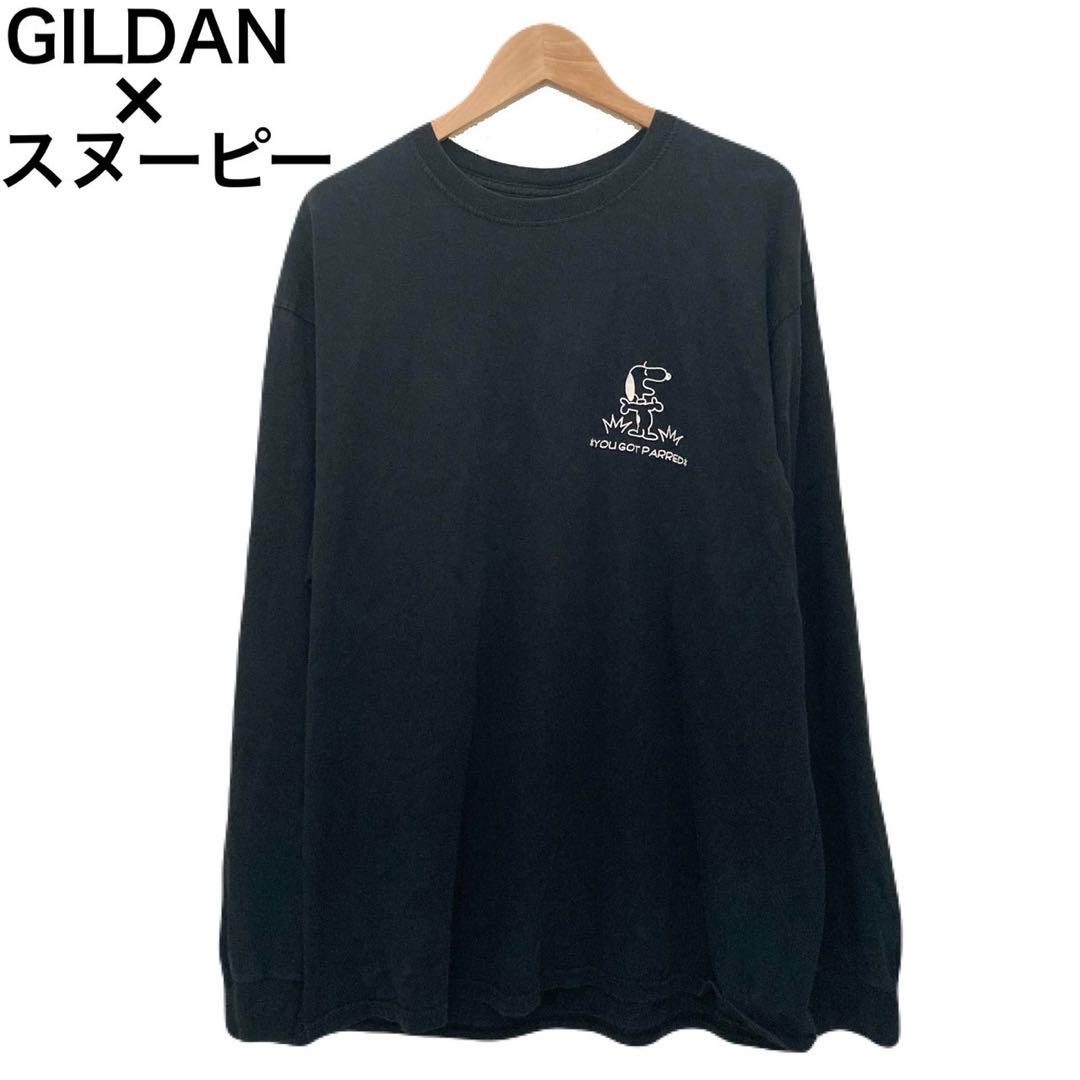 

[Б/У] Футболка с длинным рукавом с принтом Снупи Gildan, Аниме с персонажем, Размер L