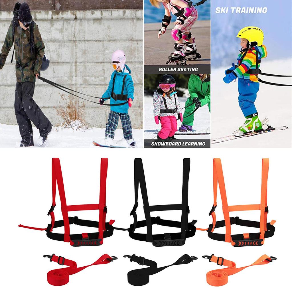 Children's ski harness for training snowboards Safety shoulder straps Speed