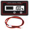 Battery Meter Light Alarm LCD Display Safe Battery Capacity Voltage Gauge for Electric Vehicle 12‑84V