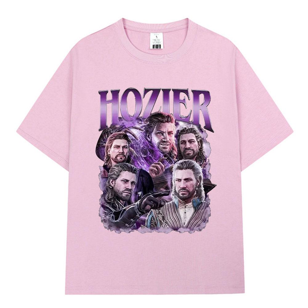 Hozier Funny Meme Gale Baldurs Gate 3 Graphic T Shirt Men Hip Hop Harajuku Short Sleeve T-shirt Cotton Casual Oversized T-shirts