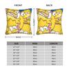 Decorative Pillowcases S-Simpsons Family Anime Accessories Car  Throw Pillow Case Cover Square Style Multi-Size