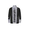 Evisu Leaf Color Block Windbreaker Jacket Men Jacket Black 2EAGNM0JK737LF