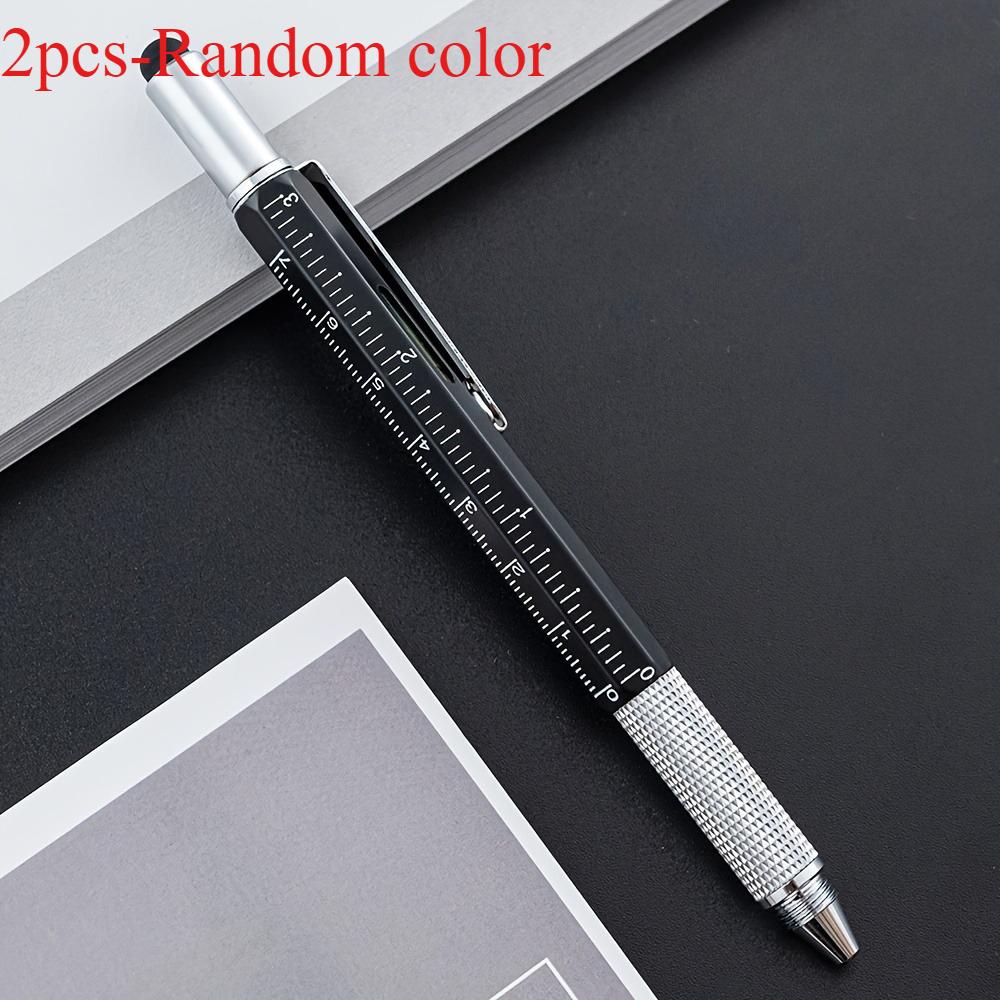 1/2pcs Hexagonal 7-in-1Stylus Pen • Capacitive Touch Screen Compatible • Twist Closure • Ergonomic Grip • for Ages Stylos