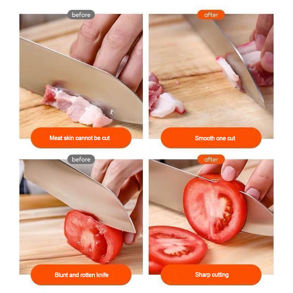 Elektrischer Messerschärfer, Zweiseitiger Schärfer mit Basis, Schutzabdeckung, Leistungsstarker Motor Professioneller Elektrischer Messerschärfer Geschenk Für Freund