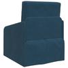 Blue Sleeper Sofa 25.6 x 31.5 x 32.7 in Velvet