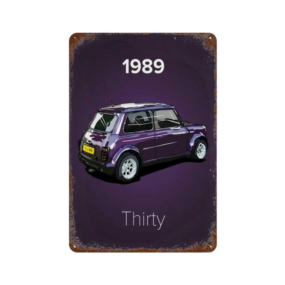 80er GTI Sport Oldtimer Oldtimer Dekoration Metall Blechschild Plakette Garage Man Cave Wohnzimmer Heim Wandkunst Poster Schilder