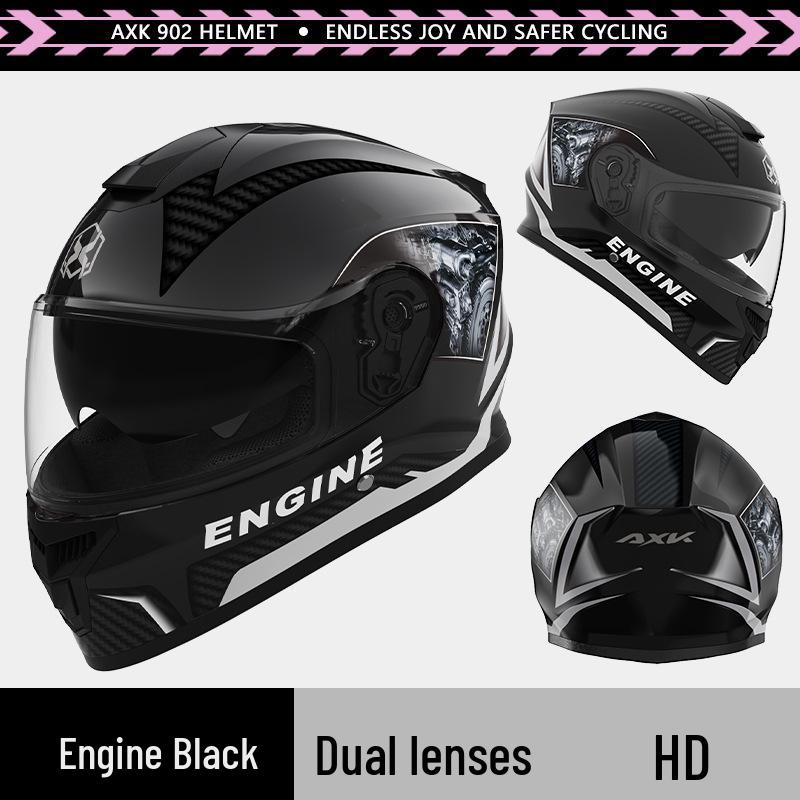 Men's and Women's Winter Full-Face Anti-Fog Motorcycle Helmet