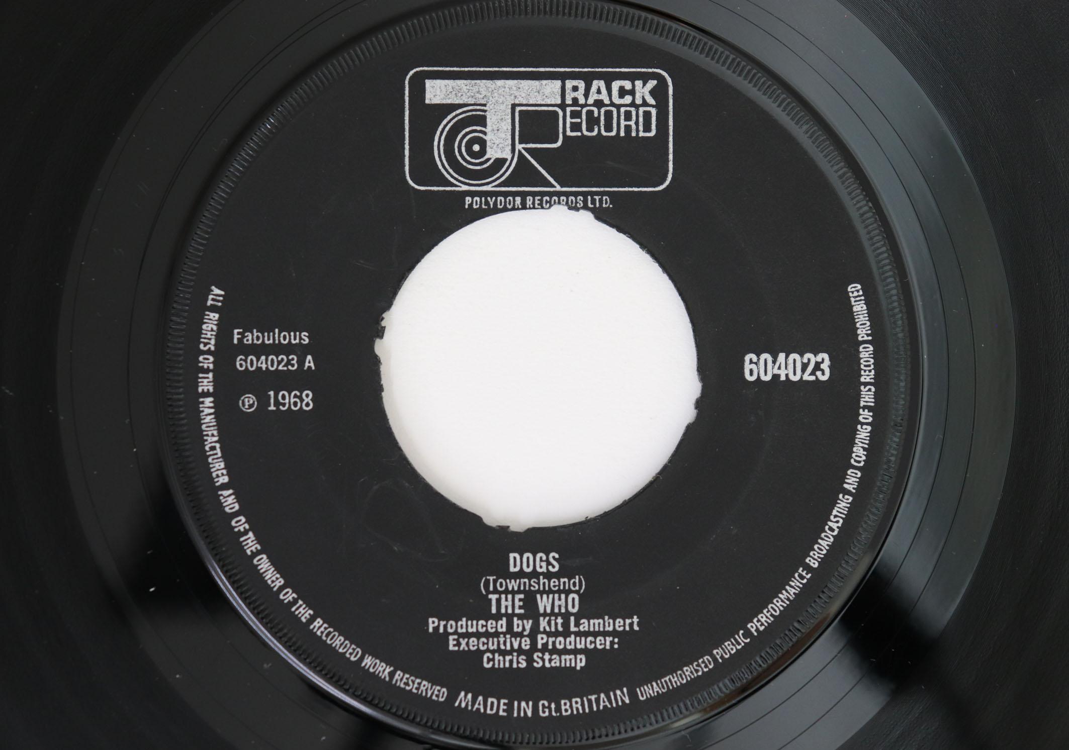 

7inch Record WHO - Dogs / Call Me Lightning 604023 TRACK 1968 UK Rock Used