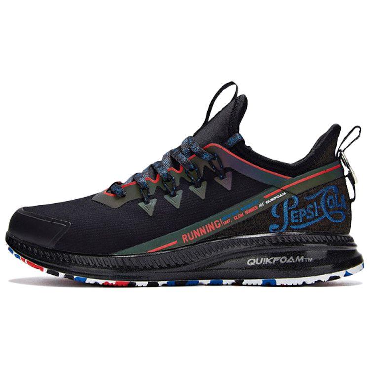 361 Casual Cushioning Slip Resistant Low top Running Shoes Women's Black 582012253-11