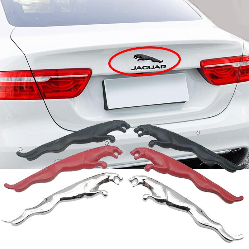 

3D METAL Car Styling Leopard Body Fender Sticker Rear Trunk Emblem Decoration for Jaguar XE XF XJ F-Pace X-Type S-Type