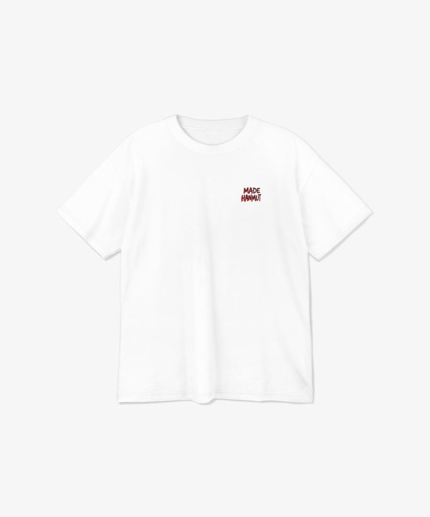 MADEHANMUT Student Soldier Taegeukgi Short Sleeve T-Shirt (White)