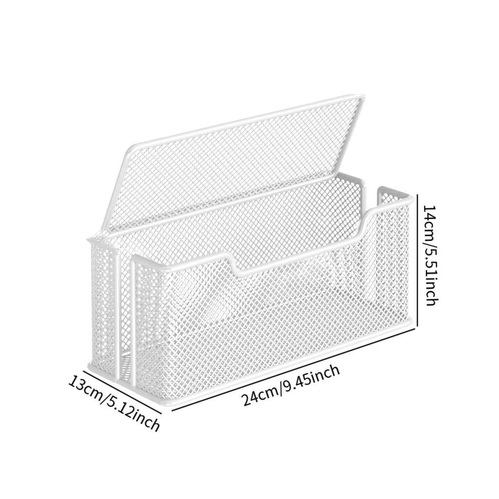 Cable Management Box Holder Protective 2 Open Slots Cords Decorative Cord Storage Caddy for Home Living Room Bedroom