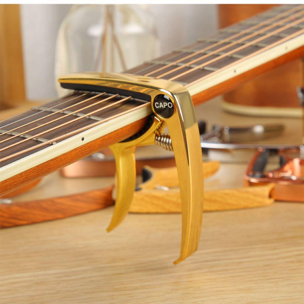 Electric Guitar Tuning Clamp Tone Adjust Guitar Clamp Key Trigger Capo Guitar Capo Guitar Tuner