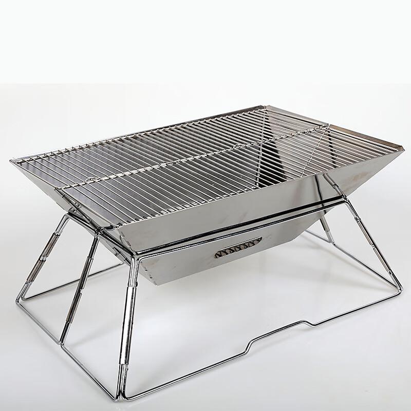 Portable Folding Stainless Steel BBQ Grill