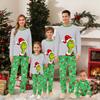 Cartoon Letters Print Family Matching Long Sleeved Parent-child Suit Home Clothes Suit Fall