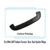 For 2004-2007 Subaru Forester Rear Roof Lip Spoiler Tail Wings ABS Material Black Carbon Car Tuning Styling Body Kit Accessories