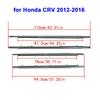 Car Window Weatherstrip Silver Plated Side Door Glass Window Sealing Strip Weather Strip Moulding Trim For Honda CRV 2007-2022