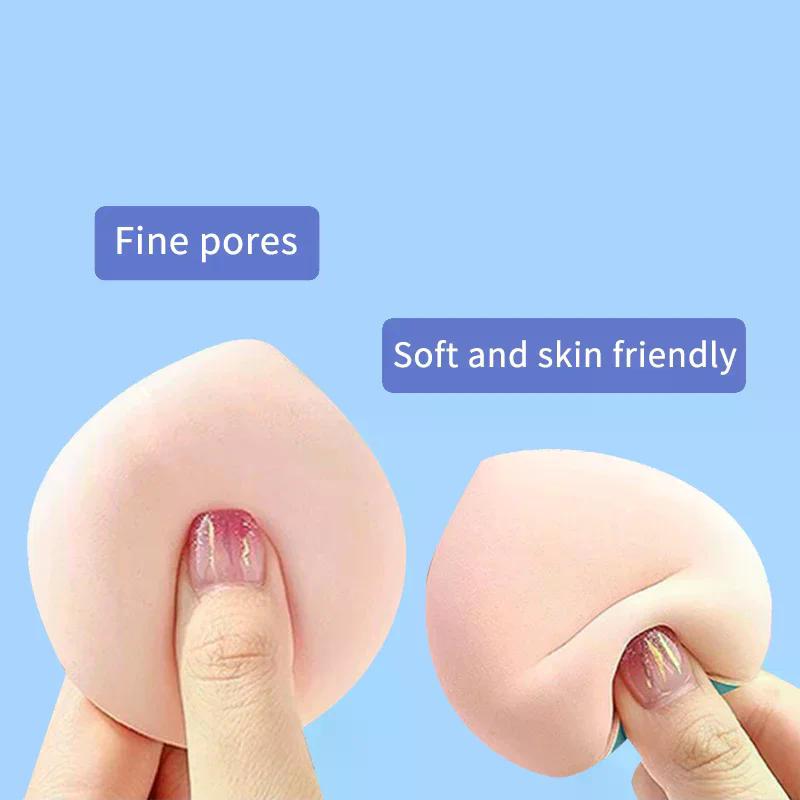 Large Cotton Candy Makeup Puff, Super Soft Air Cushion Powder Puff for Foundation Concealer Dry & Wet Use