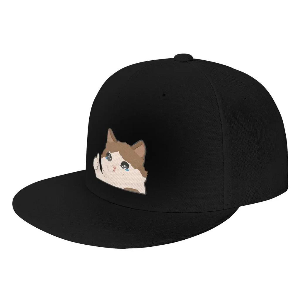 Crying Cat Meme Cap Fashion Casual Baseball Caps Adjustable Hat Hip Hop Summer Unisex Baseball Hats