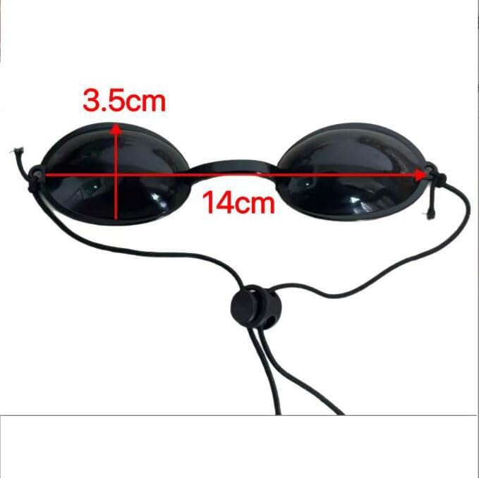 Goggles Blindfold 2 Pairs of Blackout Goggles Black
