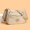 Multi Layer Casual Lightweight Shoulder Crossbody Bag for Women, Fashionable, Simple, Versatile, with Multiple Compartments