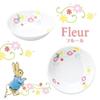 OGISO Peter Rabbit Fleur 4-Piece Reinforced Porcelain Dinnerware Set (Dishwasher and Microwave Safe)