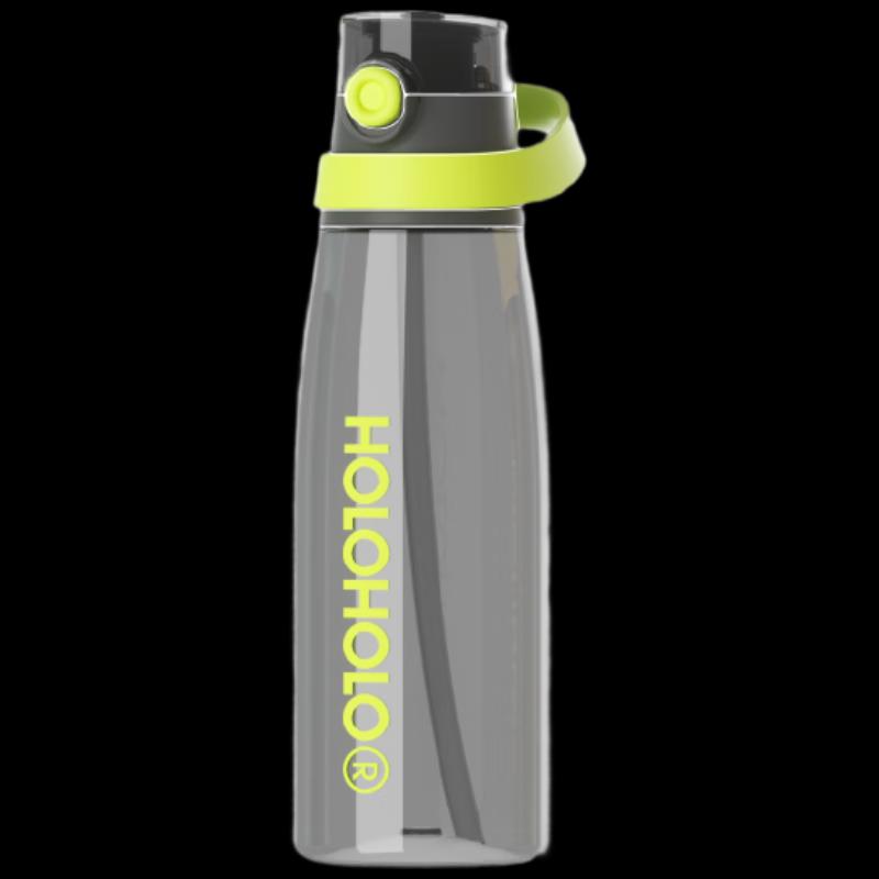 HOLOHOLO Pilates Fitness Tritan Straw Water Bottle