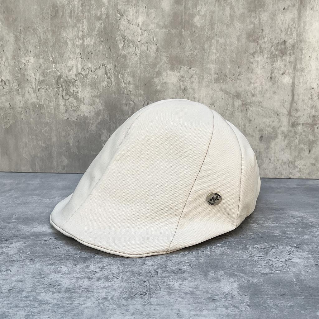 Mengling Suit Material Duckbill Hat Japanese Forward Hat Beret Female Breathable Big Top Shows Small Face Versatile