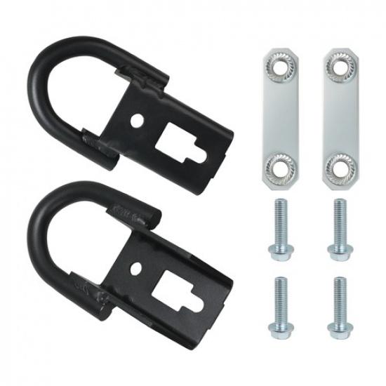 Передние черные буксировочные крюки для 04-24 Ford F150 FL3Z17N808A FL3Z-17N808-A