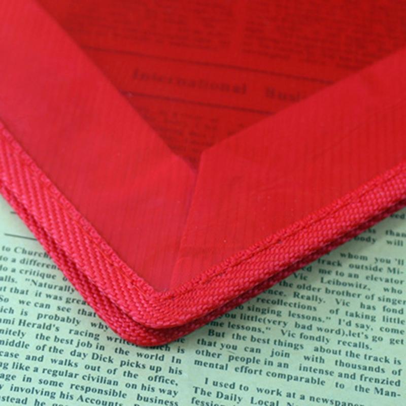 Three-Dimensional Plastic File Bag Clear Data Bag Folder Papers Ticket Bag A4 B4 Transparent Document Storage Organizer