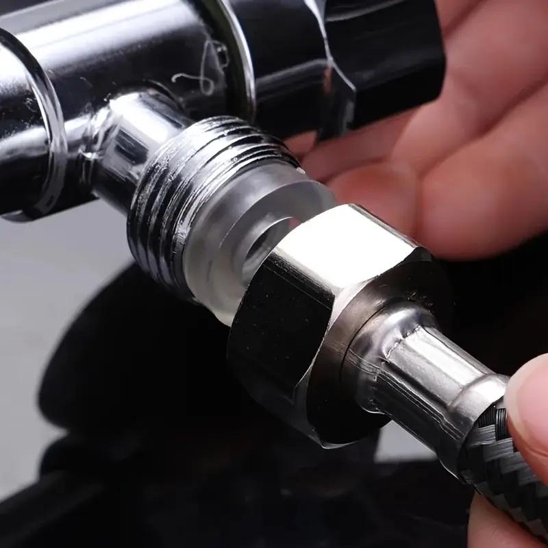 Universell silikontätningsring för kran med låsklämma - flexibel tätning för hushålls läckagesäker, vattentät och hållbar ho