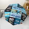 Airplane Theme Automatic Umbrella, Lightweight & Portable, 8 Rib, Perfect for Outdoor Travel, Birthdays, Christmas, Gifts.
