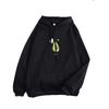 Womens Long Sleeve  Hoodies Drawstring Pullover Print Loose Sweatshirts