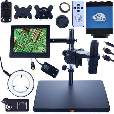 Rosfix Mikroskop Cyfrowy Earth Pro MCEP-0.5X – Powiększenie 7x-45x | Wyświetlacz 8 Cali | Uchwyt I Oświetlacz 56xLED