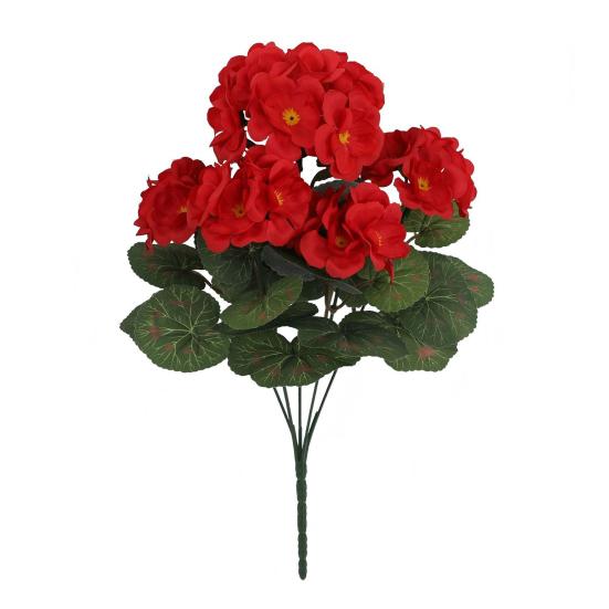 Künstliche Blumendekoration UV-beständig Realistisch Künstlicher Seidenblumenzweig Zuhause Büro Hochzeitsparty Kunstblüten-Dekor Tischmittelstück