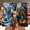 For Samsung Galaxy A22 4G Case SM-A225F Cool Dragon Painted Cover Soft Slim Phone Case For Samsung A22 A 22 Galaxy A42 5G Fundas