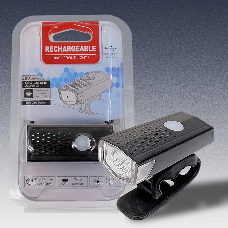 USB Rechargeable Bicycle Headlight Night Riding Set - Outdoor Cycling Equipment