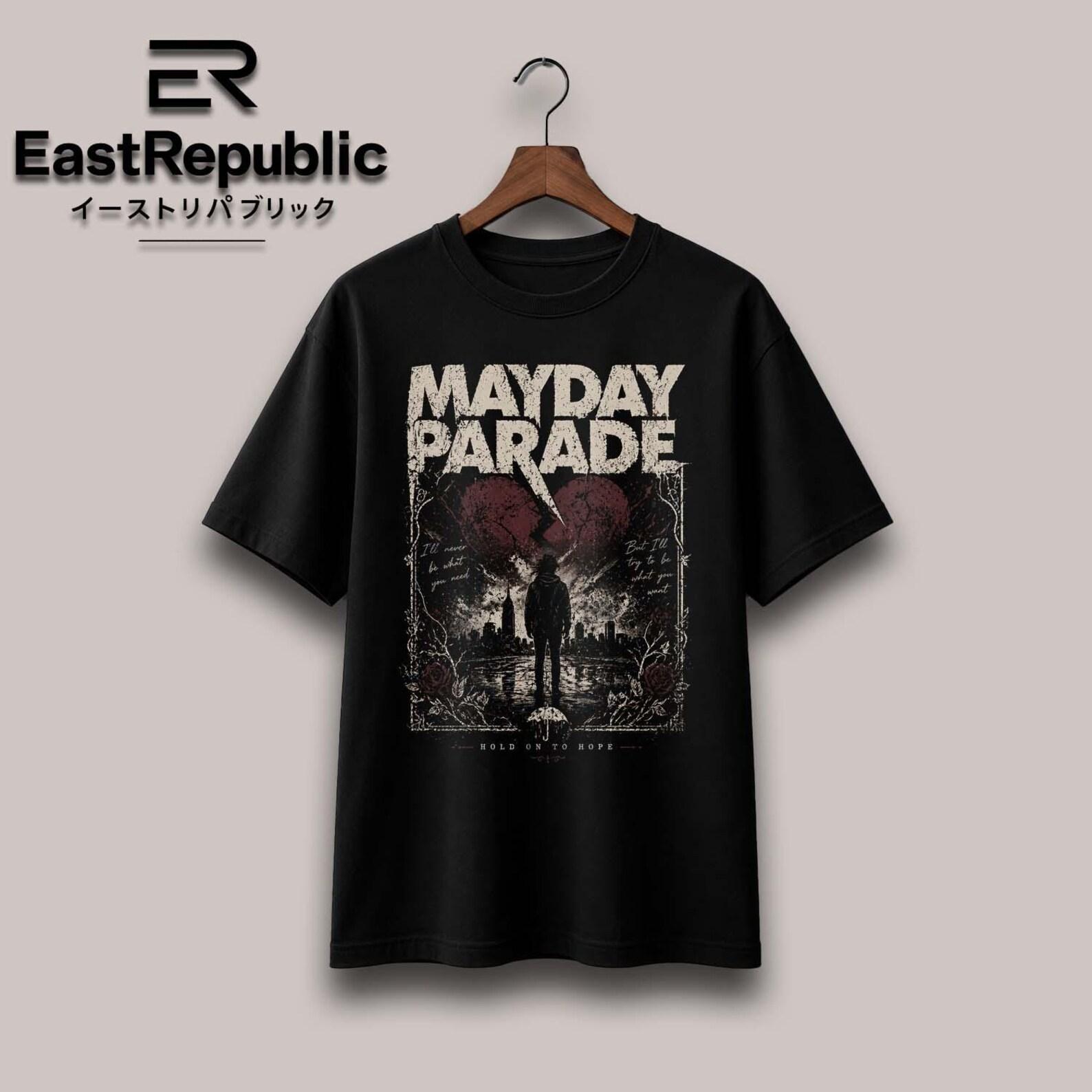 Mayday Parade T shirt - Rock Music Shirt - A Lesson In Romantics - Jamie All Over - Mayday Parade Merch - Unisex Rocker Clothing 4XL