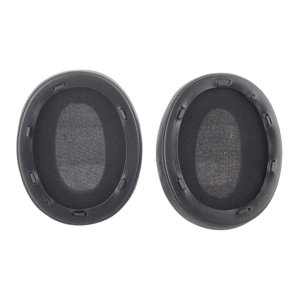 2PCS Leather Noise Isolation Ear Cushions Ear Covers for Sony WH XB910N Headphones Audio Accessories