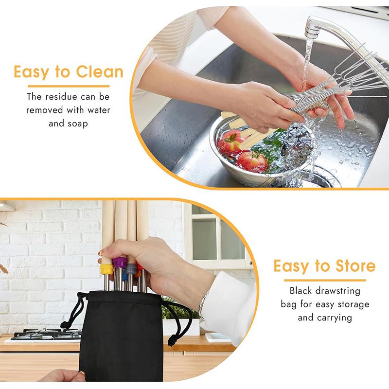 5 Stück Marshmallow-Röststäbe, ausziehbar, 81 cm lang, Metall-Grillspieße mit Holzgriff, für Camping im Freien, Lagerfeuer-Stäbe