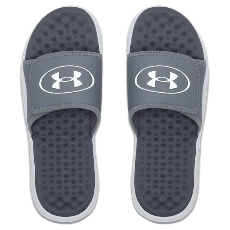 Under Armour Ignite Pro 8 Slide Titan Grey Men Sneakers Distant-Grey Castlerock 6000337-024