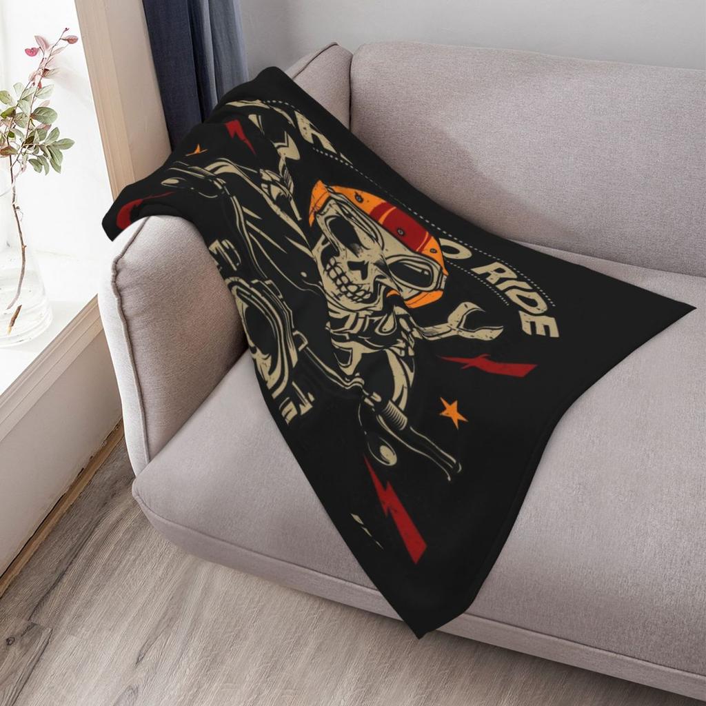 Vintage Motorcycle Throw Blanket Luxury Blankets Ands Luxury Designer Bed Christmas Decoration Flannels Blankets