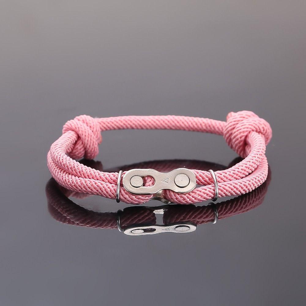 Multiple Colour Bicycle Chain Bracelet Stainless Steel Men Punk Rock Wristband