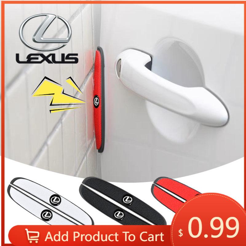 Csgpkv1 Interior Stickers 4pcs/Set Car Door Edge Anti Scratch Collision Protection Strip Stickers For Lexus ES RX LS IS NX CT LX IS250 I