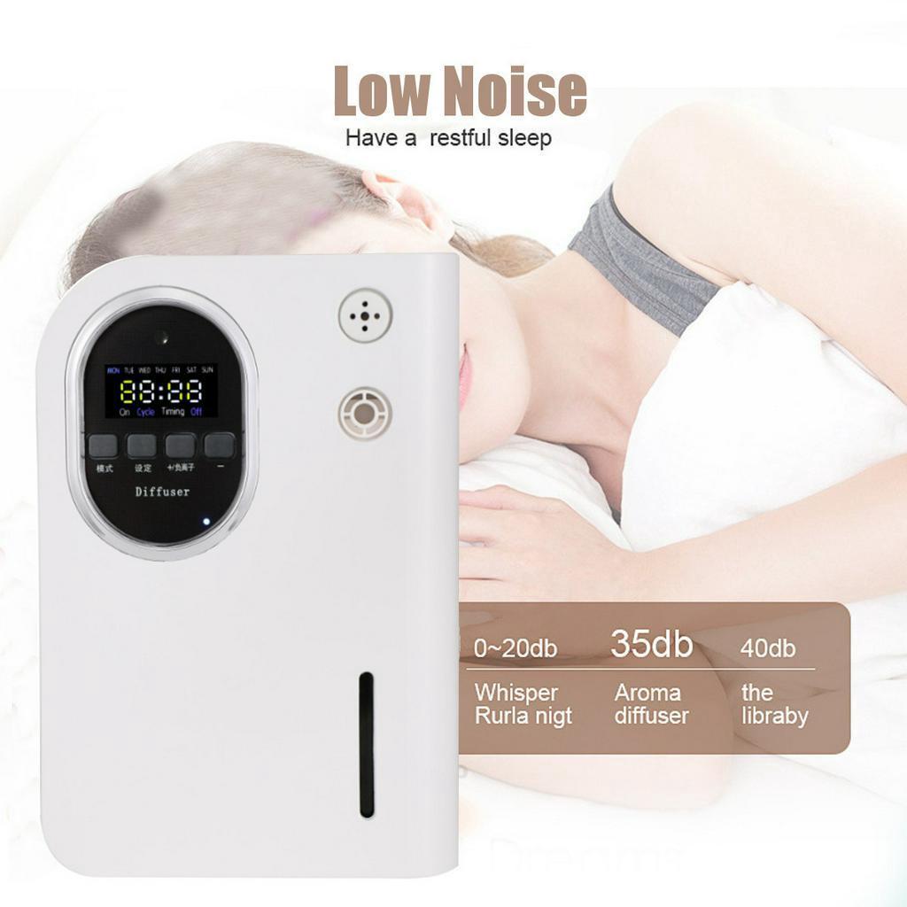 DC 12V Fragrance Diffuser Air Purifier Essential Oil Air Ionizer with Timer Funciton and LCD Display for office hotel Home